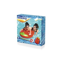 Inflatable children‘s lounger with handles Bestway Strawberry 84cm x 56cm