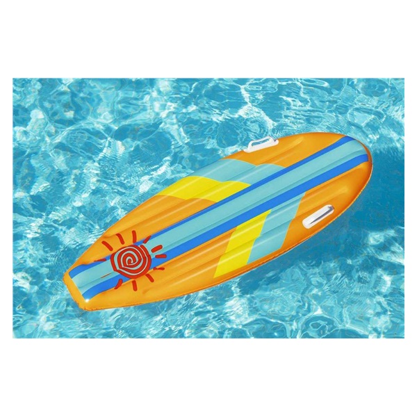 Inflatable surfboard lounger 114x46 cm Bestway orange