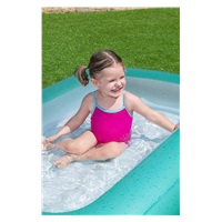 Bestway inflatable pool for kids 165x104x25 cm cyan