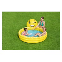 Inflatable children‘s pool with water fountain Bestway Smiley