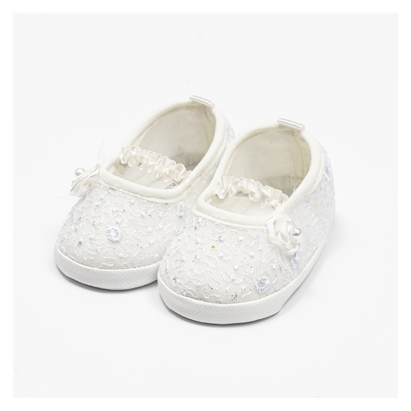 Baby lace ballet flats New Baby beige 0-3 m, size 0-3 m