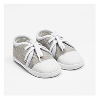 Baby sneakers New Baby jeans grey 0-3 m, size 0-3 m