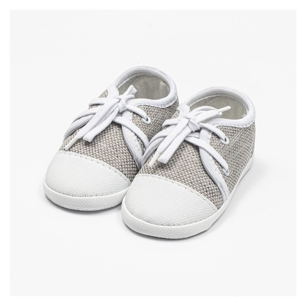 Baby sneakers New Baby jeans grey 6-12 m, size 6-12 m