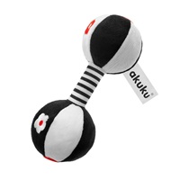 Children‘s sensory contrast toy with rattle Akuku Chinka