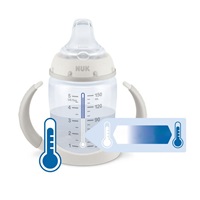 NUK baby learning bottle with temperature control 150 ml white