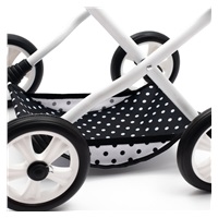 New Baby COMFORT doll stroller white and black