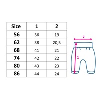 Baby sweatpants New Baby Go!go!go!, size 68 (4-6m)