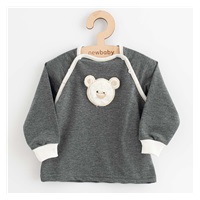 Baby sweatpants and sweatshirt New Baby Sebastian grey, size 56 (0-3m)