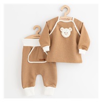 Baby sweatpants and sweatshirt New Baby Sebastian brown, size 68 (4-6m)