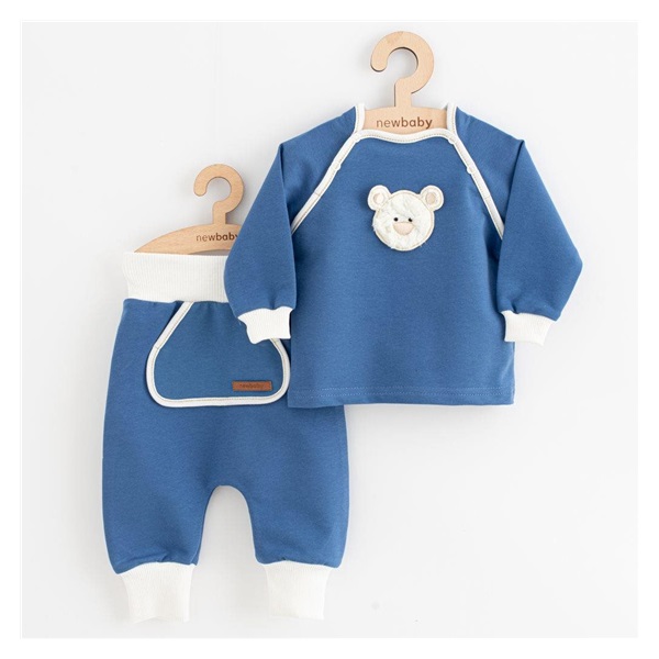 Baby sweatpants and sweatshirt New Baby Sebastian blue, size 80 (9-12m)