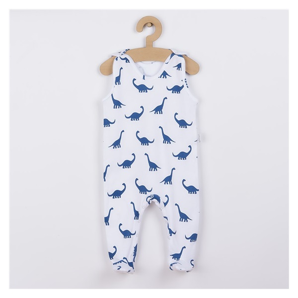 Baby cotton onesies Nicol Ivo blue, size 68 (4-6m)