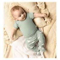 Baby cotton half-socks Nicol Ivo green, size 62 (3-6m)