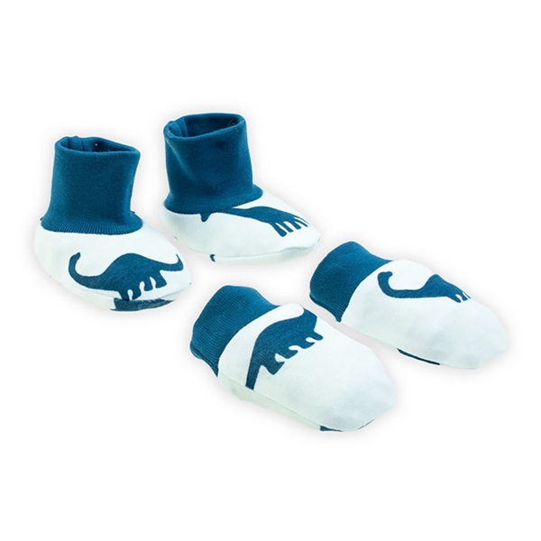 Baby cotton set - caps and gloves Nicol Ivo, size Univerzální