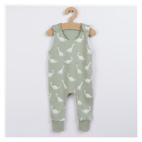 Baby cotton onesies without feet Nicol Ivo green, size 62 (3-6m)