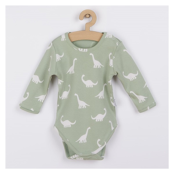 Baby long sleeve cotton body Nicol Ivo green, size 86 (12-18m)