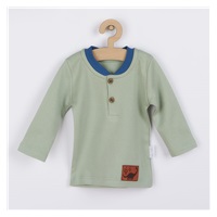 Baby cotton T-shirt Nicol Ivo green, size 68 (4-6m)