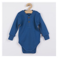 Baby long sleeve cotton body Nicol Ivo blue, size 68 (4-6m)