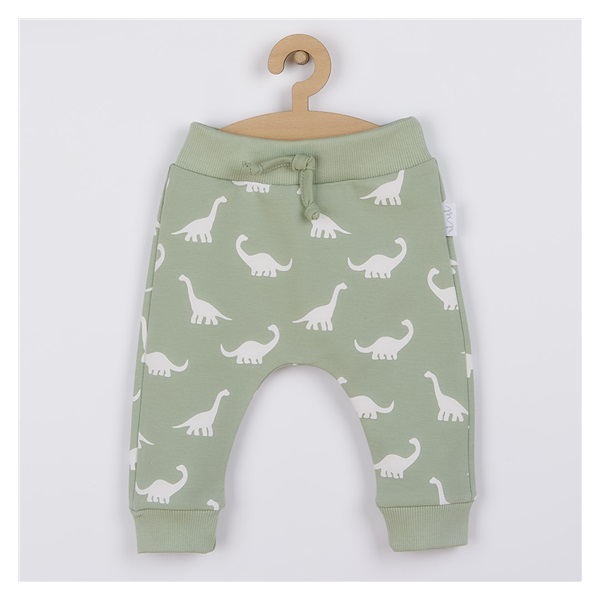 Baby sweatpants Nicol Ivo green, size 68 (4-6m)