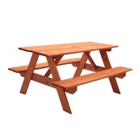 Children's wooden seating bench and table NEW BABY 118 x 90 cm