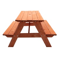 Children‘s wooden seating bench and table NEW BABY 118 x 90 cm