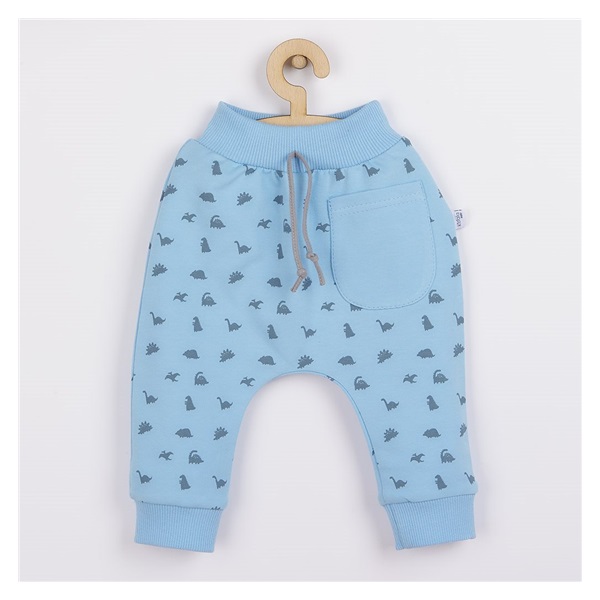 Baby sweatpants Koala Dinosaur blue, size 80 (9-12m)