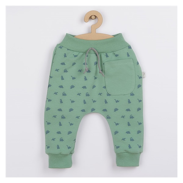 Baby sweatpants Koala Dinosaur green, size 86 (12-18m)