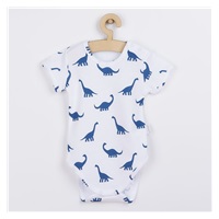 Baby Cotton Short Sleeve Body Nicol Ivo Blue, size 80 (9-12m)