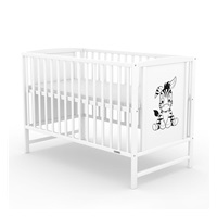 Baby cot New Baby BEA Zebra white