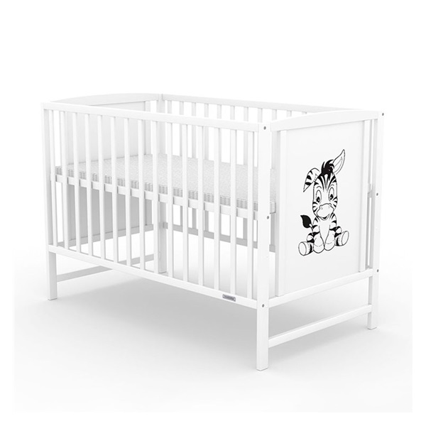 Baby cot New Baby BEA Zebra white