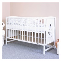 Baby cot New Baby BEA Zebra white