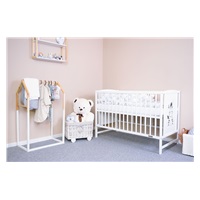 Baby cot New Baby BEA Zebra white