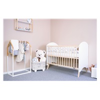 New Baby crib BELLA white-natural