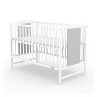 New Baby POLLY cot white-grey