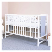 New Baby POLLY cot white-grey