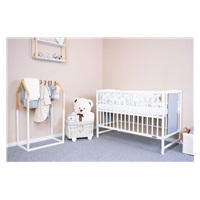 New Baby POLLY cot white-grey