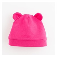 Baby Cotton Cap New Baby Kids Dark Pink, size 56 (0-3m)