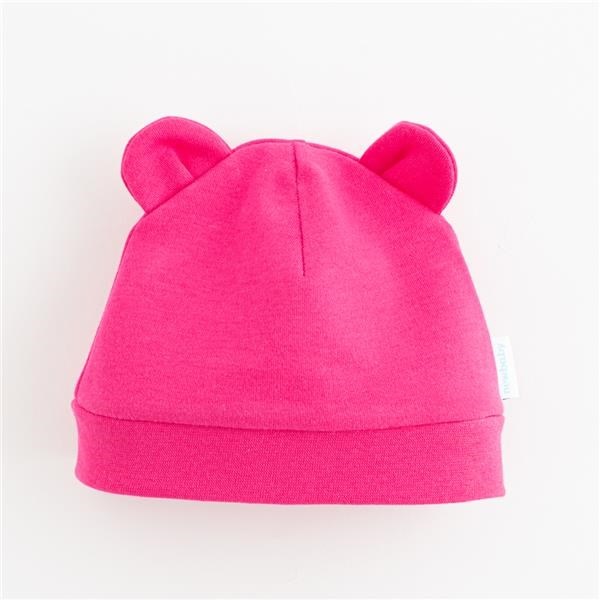 Baby Cotton Cap New Baby Kids Dark Pink, size 56 (0-3m)