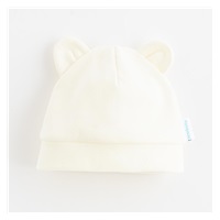 New Baby Kids Cream Cotton Baby Cap, size 62 (3-6m)