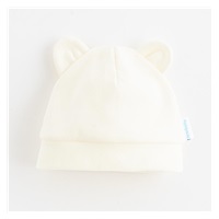 New Baby Kids Cream Cotton Baby Cap, size 68 (4-6m)