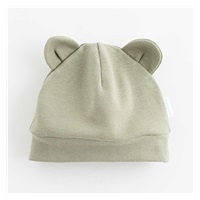 New Baby Kids Green Cotton Baby Cap, size 74 (6-9m)