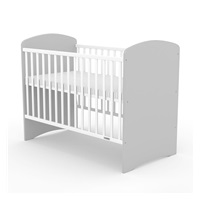 New Baby LEO cot white-grey