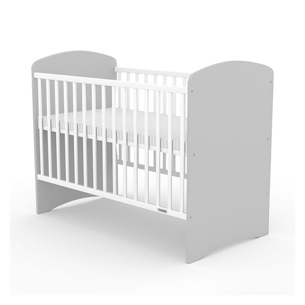 New Baby LEO cot white-grey