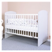 New Baby LEO cot white-grey