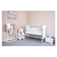 New Baby ELSA cot white-grey