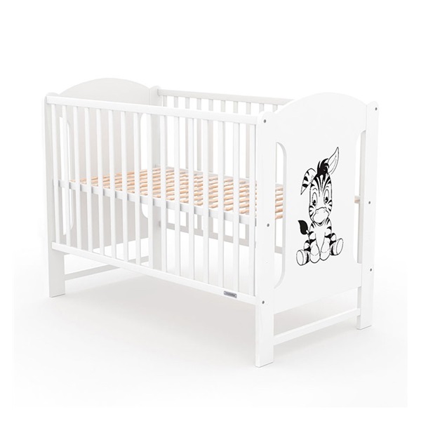 New Baby ELSA Zebra crib white