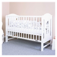 New Baby ELSA Zebra crib white