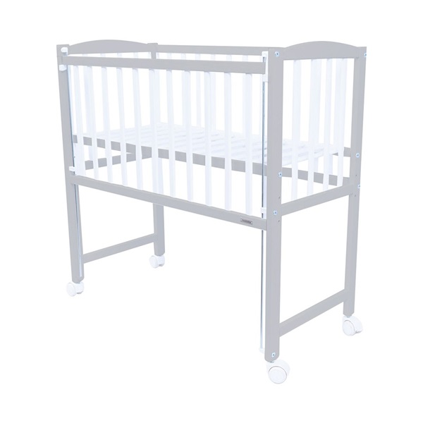 New Baby MATEO cot 90x40 cm white-grey