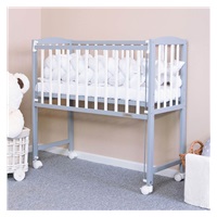 New Baby MATEO cot 90x40 cm white-grey