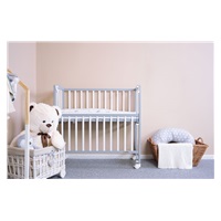 New Baby MATEO cot 90x40 cm white-grey