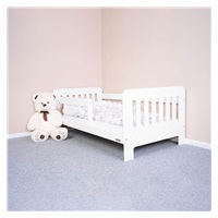 Children‘s bed with barrier New Baby ERIK 160x80 cm white